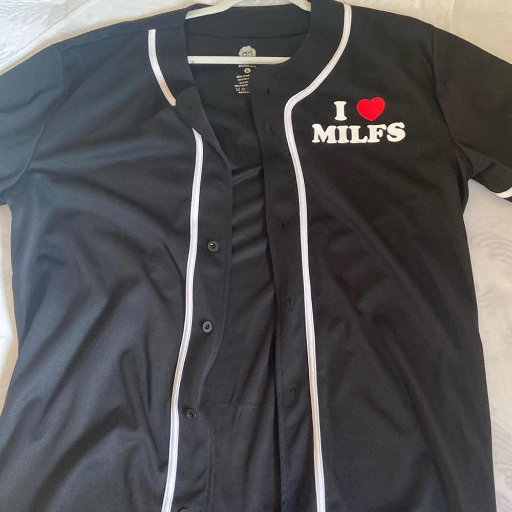 danny duncan i heart milfs baseball jersey
